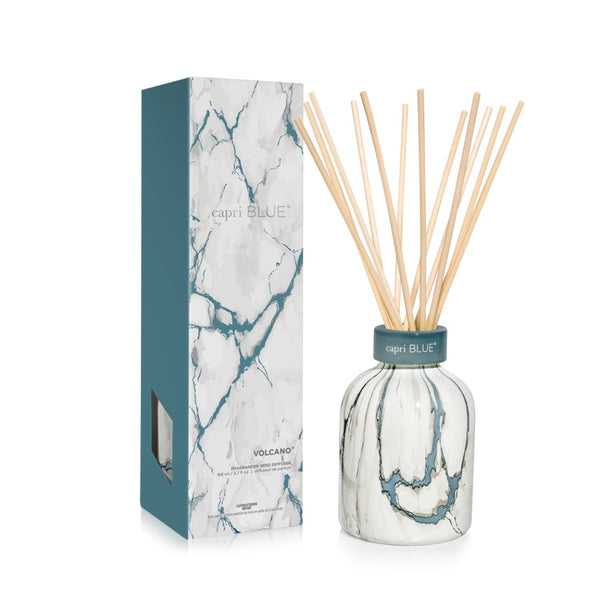 Capri Blue Modern Marble Petite Reed Diffuser Volcano Fragrance