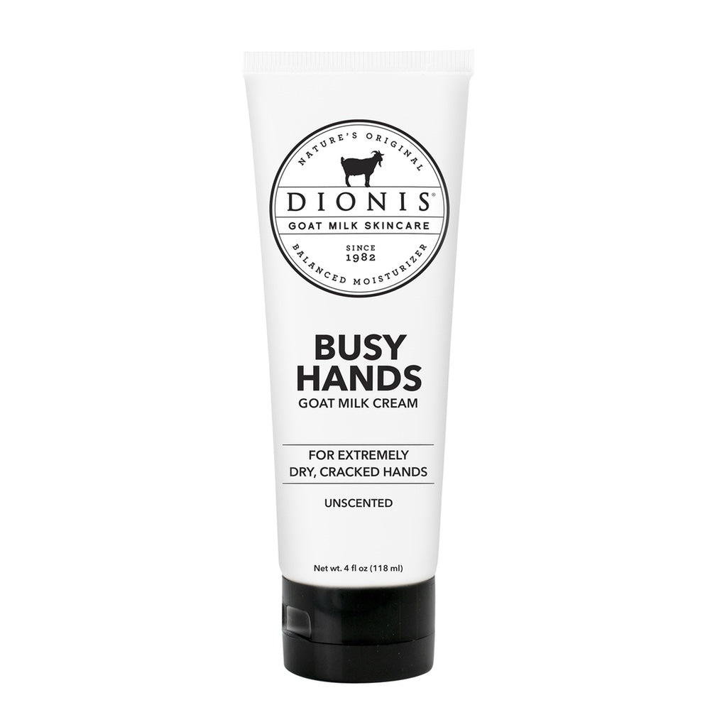 Dionis Goat Milk Hand Cream - Busy Hands Unscented 4 oz.