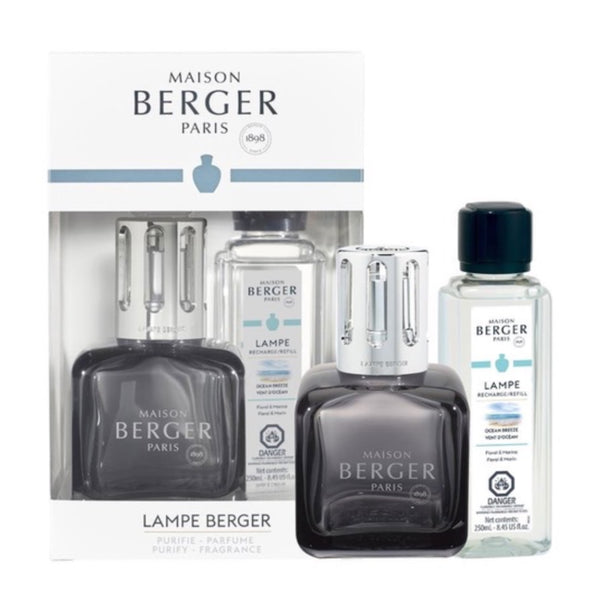 Ice Cube Glass Lampe Berger Gift Set - Grey – Fragrance Oils Direct