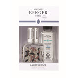 Ice Cube Glass Lampe Berger Gift Set - Leaves