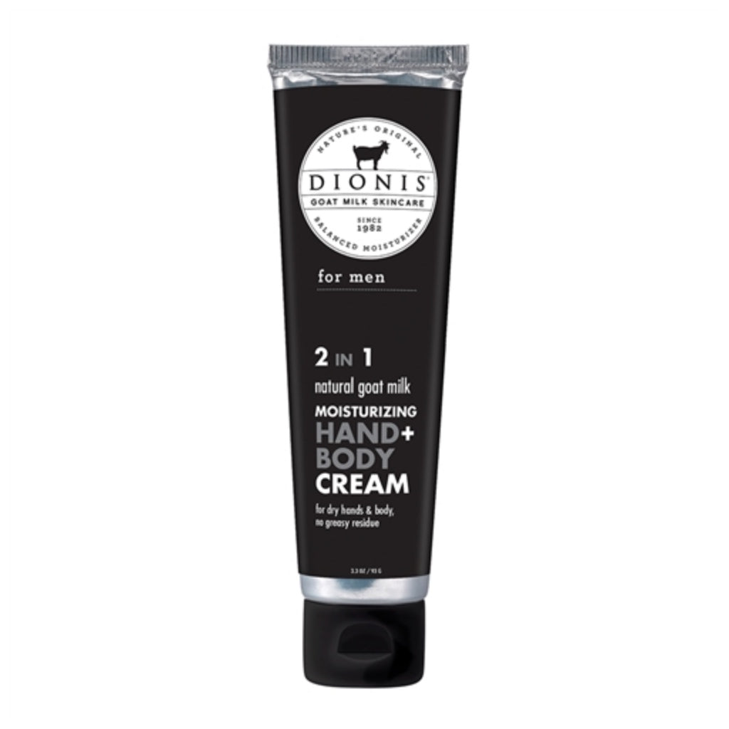 Dionis Goat Milk Men's Hand & Body Cream - Fresh 3.3 oz.