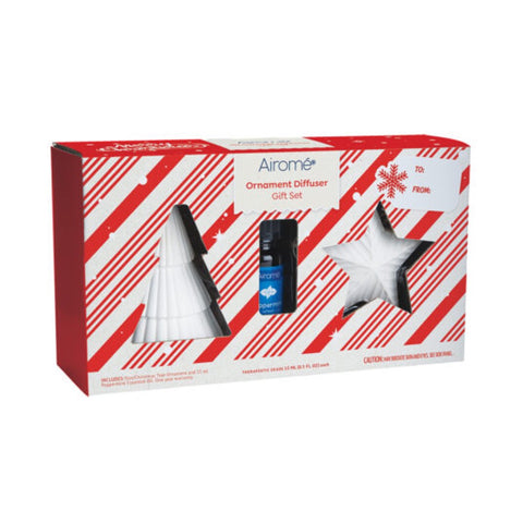 Airome Tinsel & Twinkle Porcelain Ornament Diffuser Gift Set