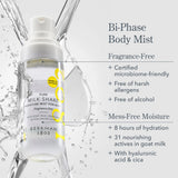 Beekman 1802 Milk Shake Moisture Mist for Body - Pure 2 oz.