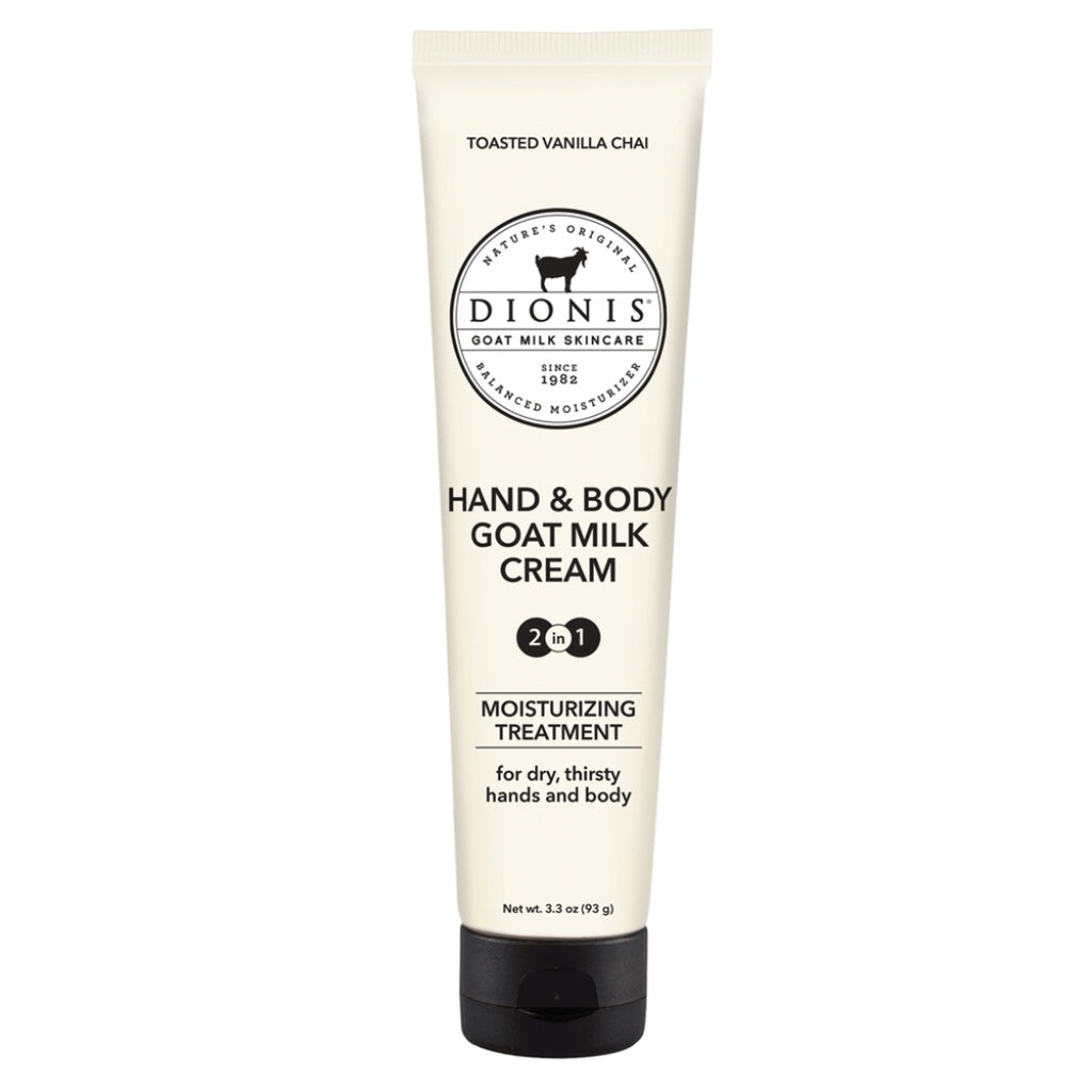 Dionis Goat Milk Hand & Body Cream - Toasted Vanilla Chai 3.3 oz.