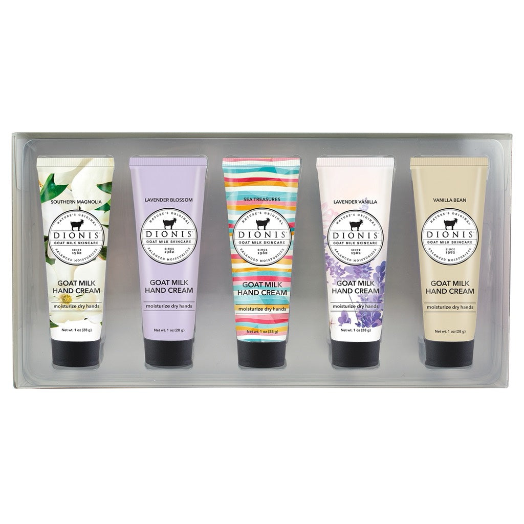 Dionis Goat Milk Inspire Hand Cream 5 pc. Gift Set (2025)