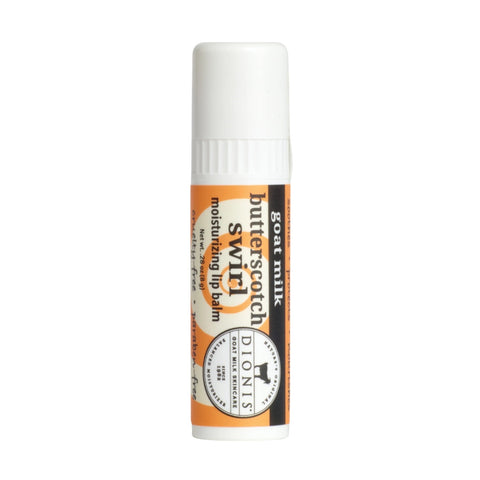 Dionis Goat Milk Lip Balm - Butterscotch Swirl .28 oz.