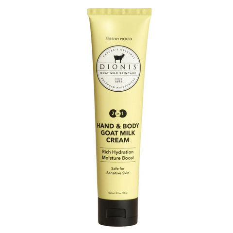 Dionis Goat Milk Hand & Body Cream - Freshly Picked 3.3 oz.