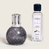 Disco Glass Lampe Berger Gift Set - Grey