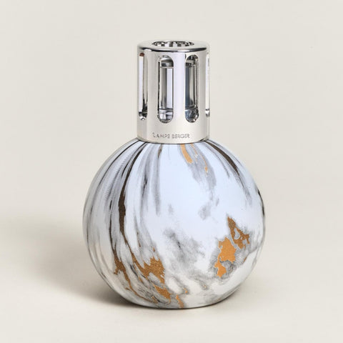 Marbrure Lampe Berger Lamp - Marble White