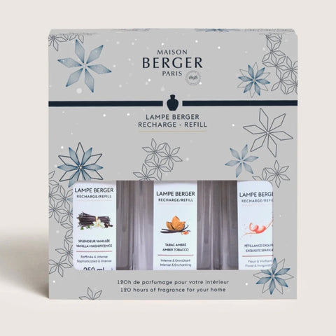 Lampe Berger Rosalie Trio-Pack Fragrance Oil 250 ml Set