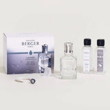 Essential Square Glass Lampe Berger Lamp & Fragrance Set