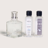 Essential Square Glass Lampe Berger Lamp & Fragrance Set