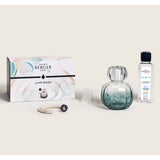 Corali Glass Lampe Berger Gift Set - Green