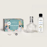 White Molecule Glass Lampe Berger Gift Set - Limited Edition