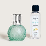 Disco Glass Lampe Berger Gift Set - Frosted Mint