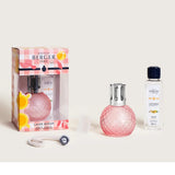 Disco Glass Lampe Berger Gift Set - Frosted Rose