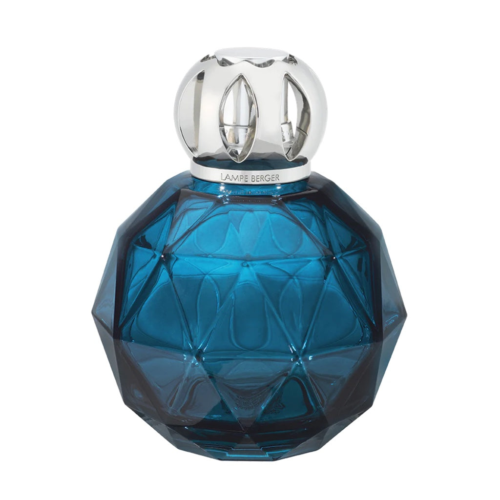 Geode Glass Lampe Berger Lamp - Blue