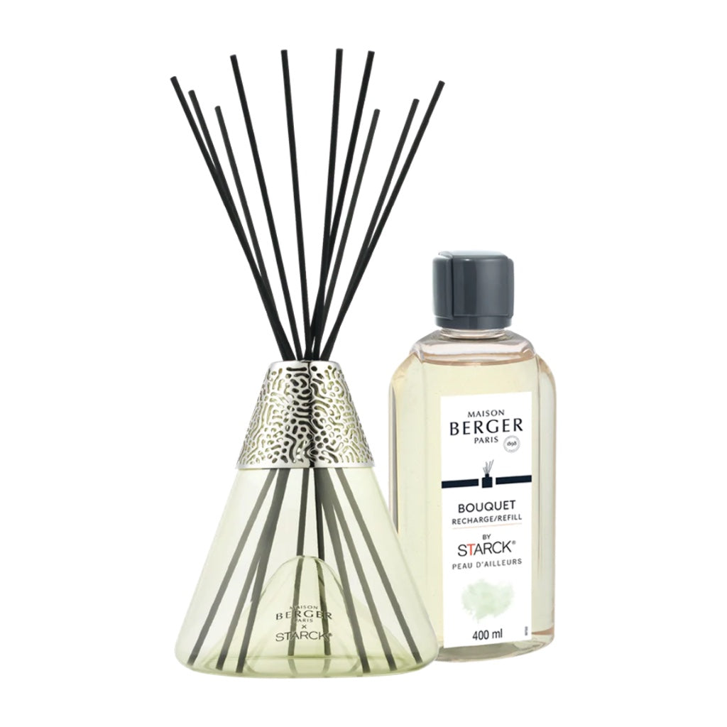 Maison Berger Starck Green Reed Diffuser Set - Peau d'Ailleurs – Fragrance  Oils Direct