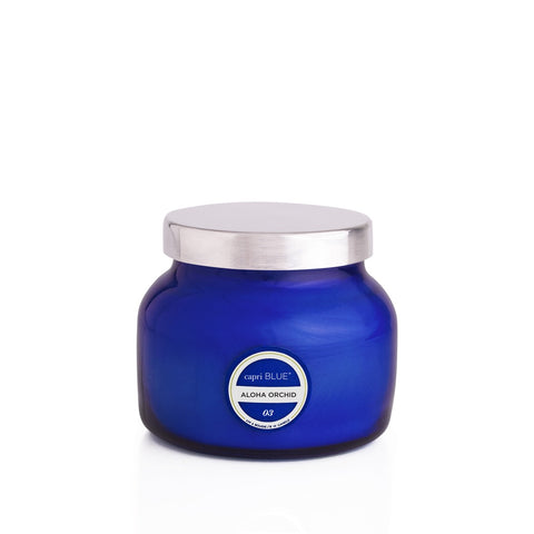 Capri Blue Signature Petite Jar Candle 8 oz. - Aloha Orchid Blue