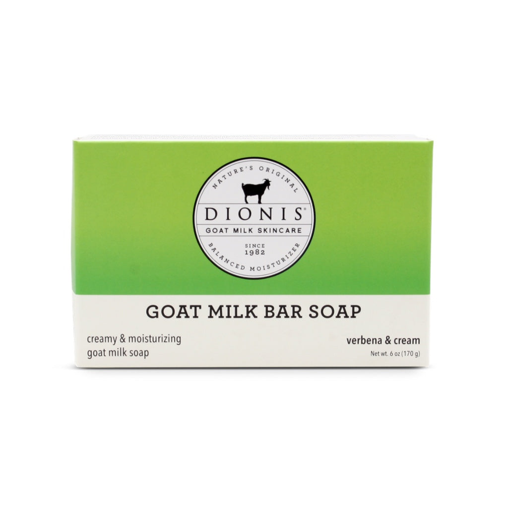 Dionis Goat Milk Bar Soap - Verbena & Cream 6 oz.