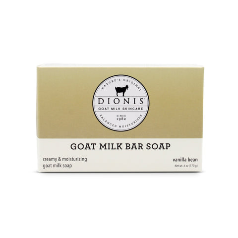 Dionis Goat Milk Bar Soap - Vanilla Bean 6 oz.
