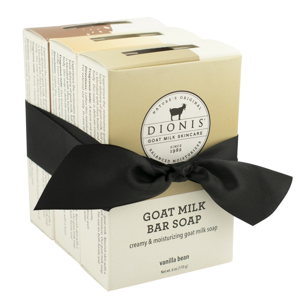 Dionis Goat Milk Bar Soap Bundle - Warm & Sweet Set of 3