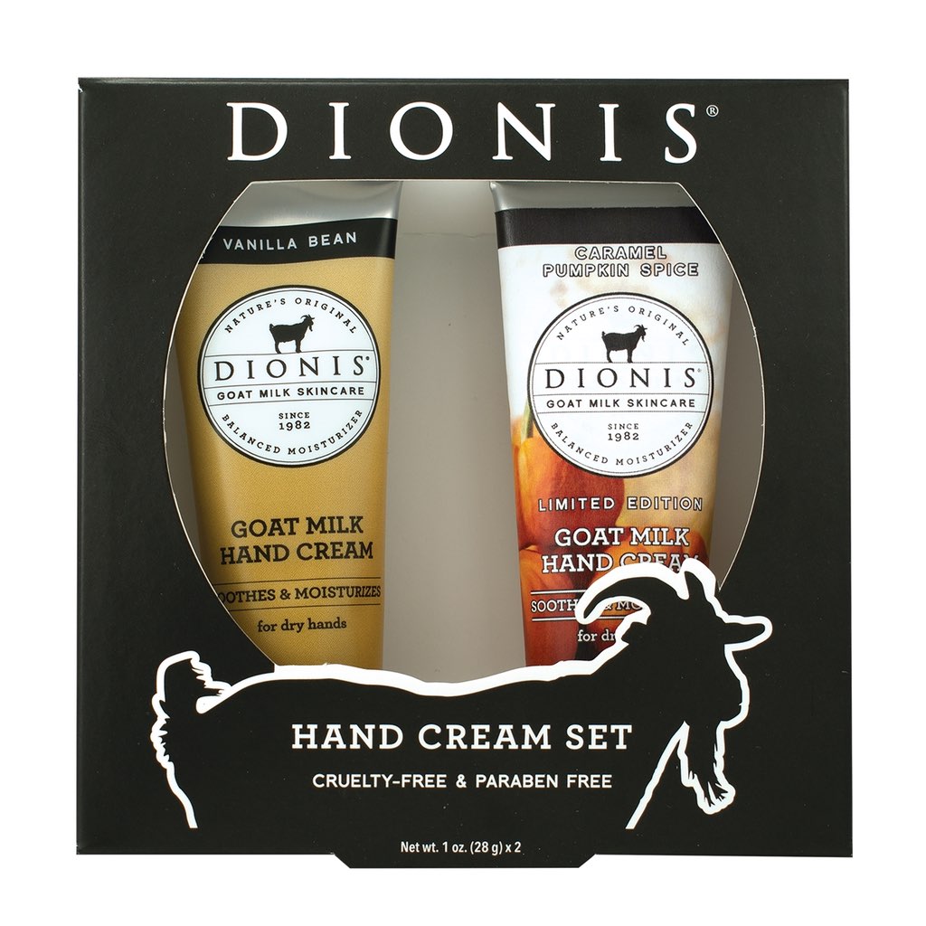 Dionis Goat Milk Fall Favorites Hand Cream Duo