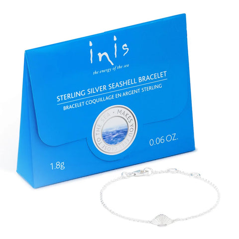 Inis Energy Of The Sea Sterling Silver Seashell Bracelet