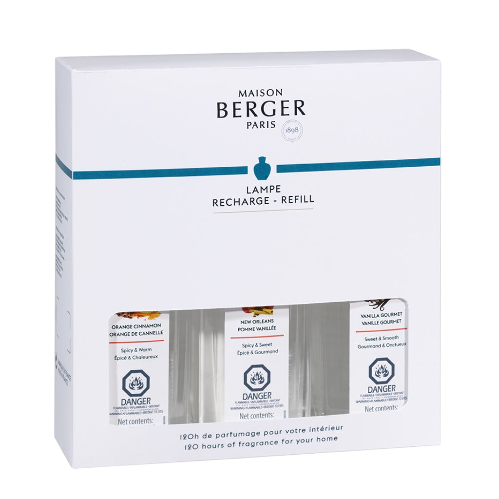 Lampe Berger Warm Trio-Pack Fragrance Oil 250 ml Set