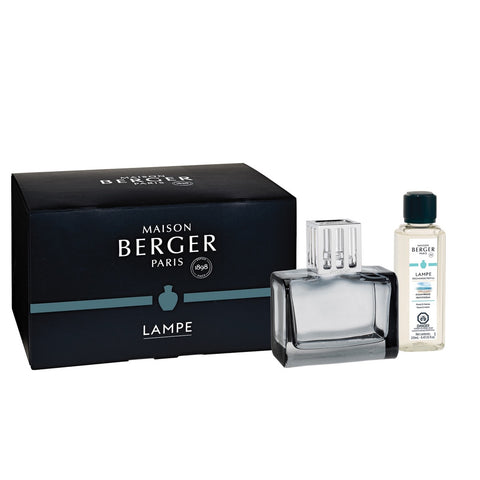 Quadri Glass Lampe Berger Gift Set - Gray