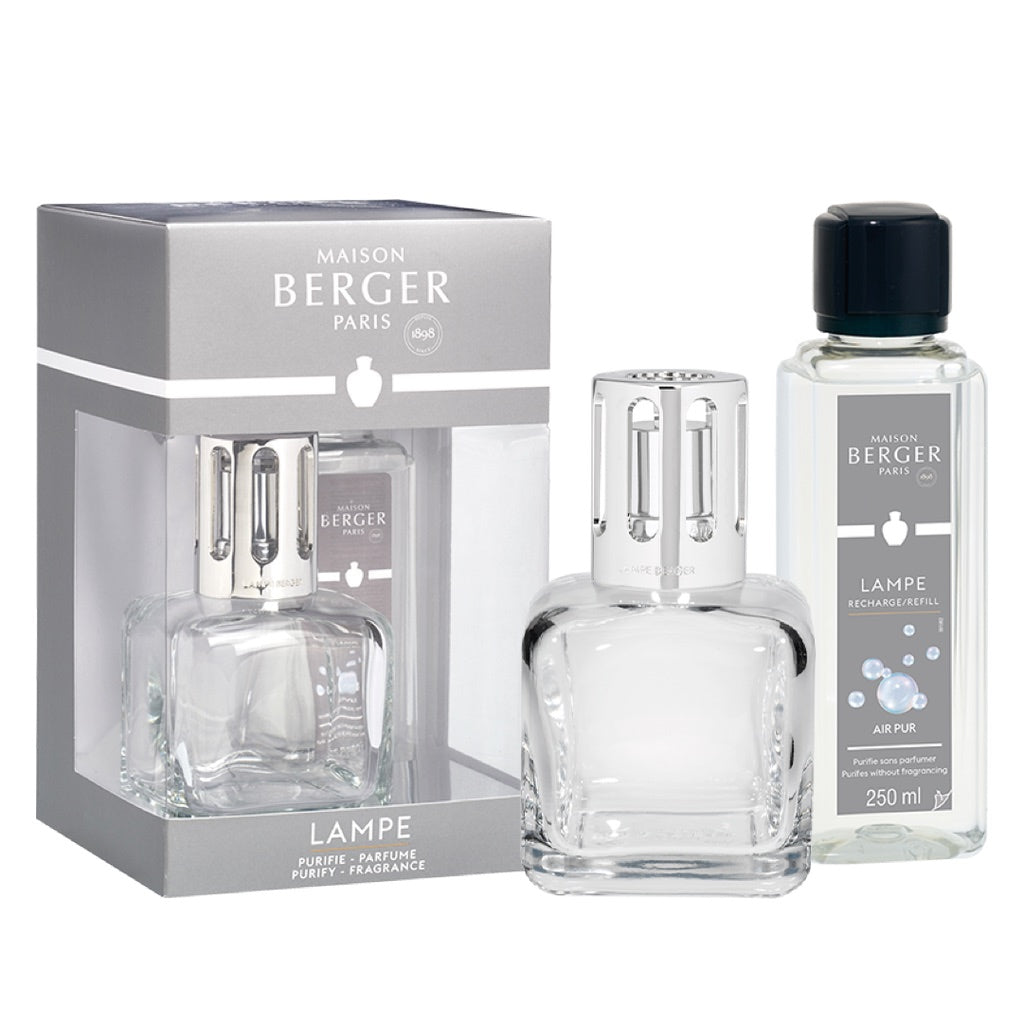 Ice Cube Glass Lampe Berger Gift Set - Clear – Fragrance Oils Direct