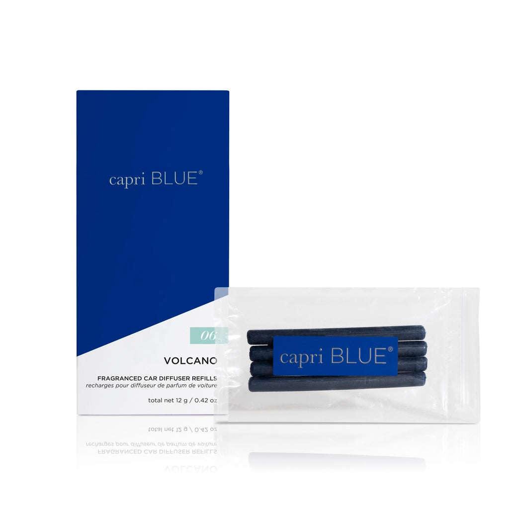 CAPRI BLUE VOLCANO Fragrance Car Diffuser & Refill Pack